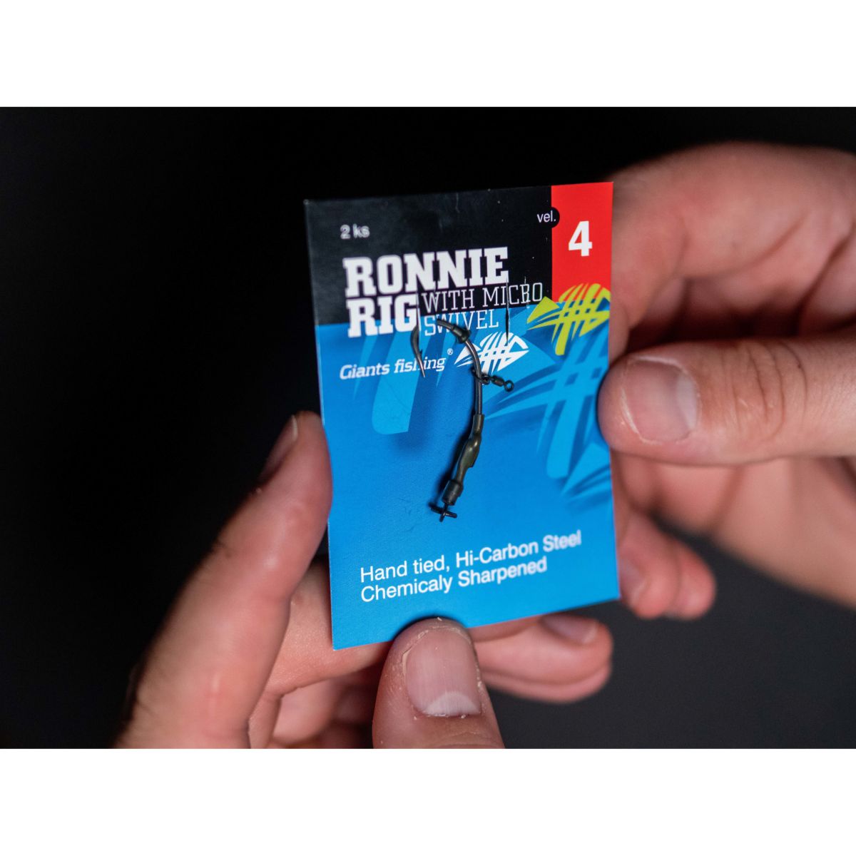 Nadväzec Ronnie Rig With Micro Swivel / Háčiky / naviazané háčiky